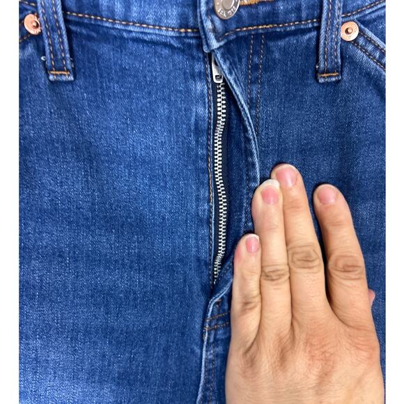 Gap Women’s 12 Flare Leg Blue Denim Jeans Medium Wash Boho Casual NEW - Picture 4 of 7